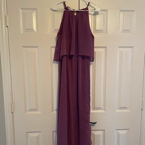 David’s Bridal - chiffon bridesmaid dress